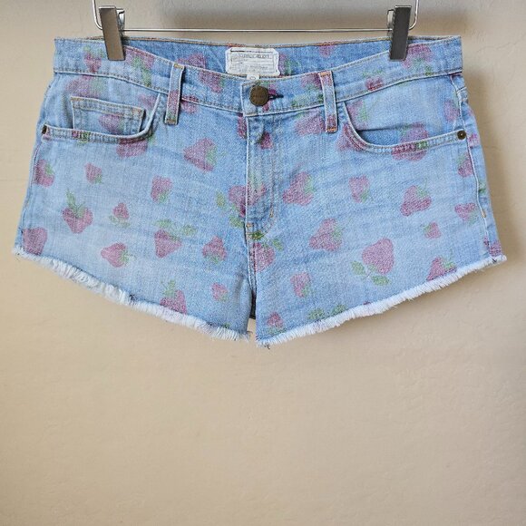 Current/Elliott The Gam Short in Vintage Strawberries - Picture 2 of 15